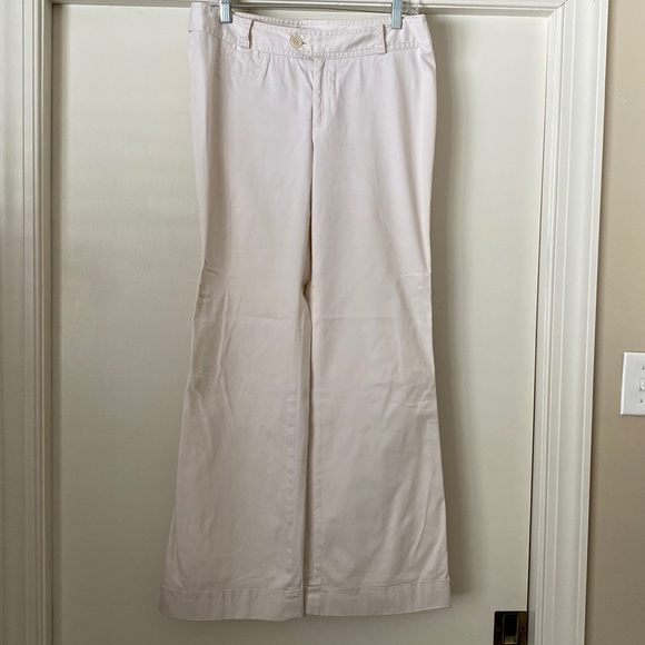 Banana Republic Pants - Banana Republic Cream khakis Martin Fit Size 10